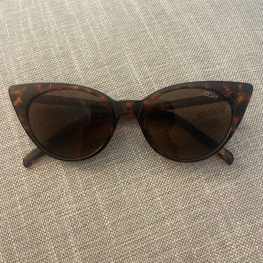 Quay Australia Tortoise Cat-Eye Sunglasses